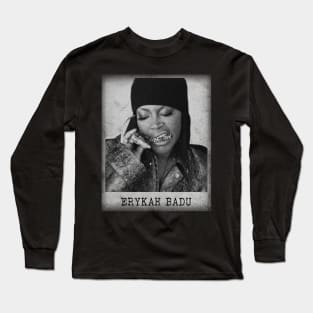 Erykah Badu Distressed Long Sleeve T-Shirt